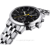 TISSOT CHRONOGRAPH T114.417.11.057.00 Silver Dial Black Stailess Steel